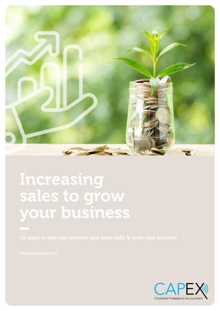 Increasing Sales To Grow Your Business Capexcpa Cover
